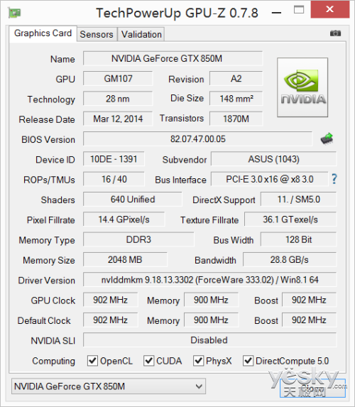 笔记本显卡GTX765M和GTX850M哪个好?-这些