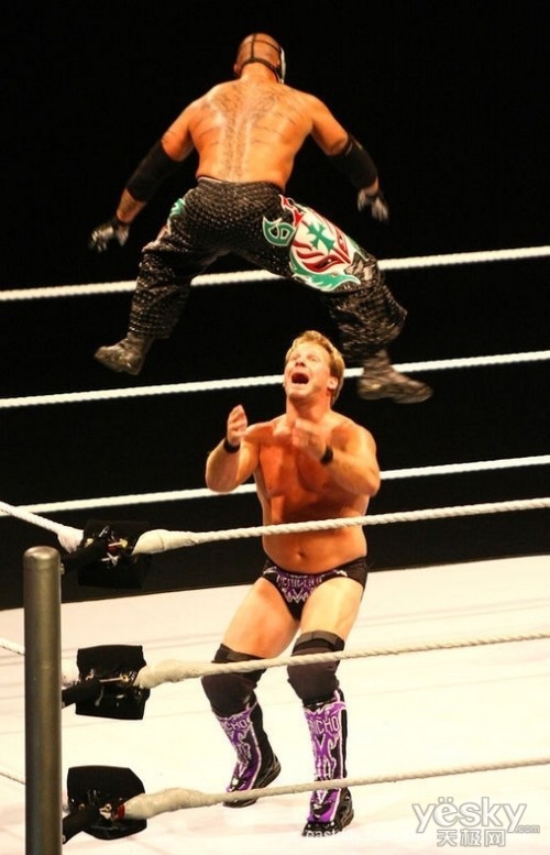 高清美式摔跤表演赛 世博文化中心火爆上演