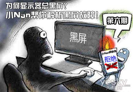 小Nan碎碎念:液晶显示器黑屏故障全解析