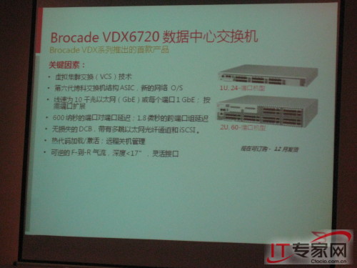 博科VDX 6720数据中心交换机有效传达VCS技术