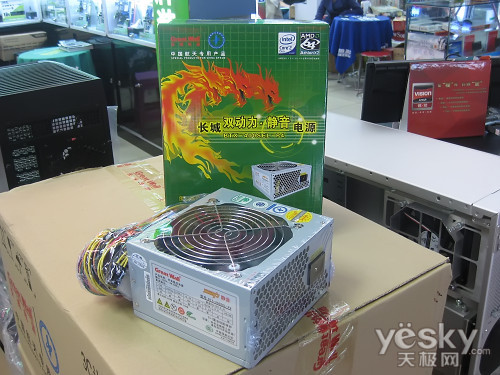 输出更强噪音更低 长城双动力静音电源248元
