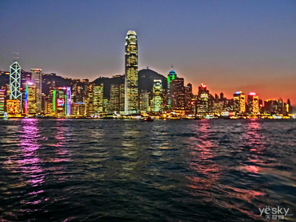 夜香港+夜魅力+卡西欧zr10夜游维多利亚港