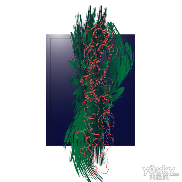 Illustrator精心描绘美丽的海底世界_天极设计在线整理