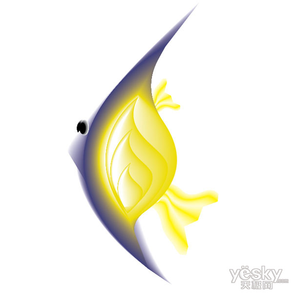 Illustrator精心描绘美丽的海底世界_天极设计在线整理
