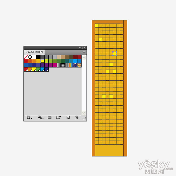 Illustrator绘制摩天大楼矢量城市_天极设计在线整理