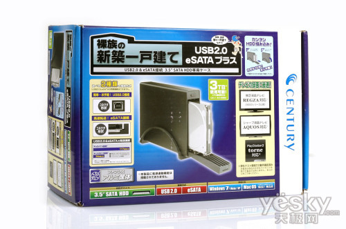 最大支持3TB 裸族CRIS35EU2N硬盘盒评测