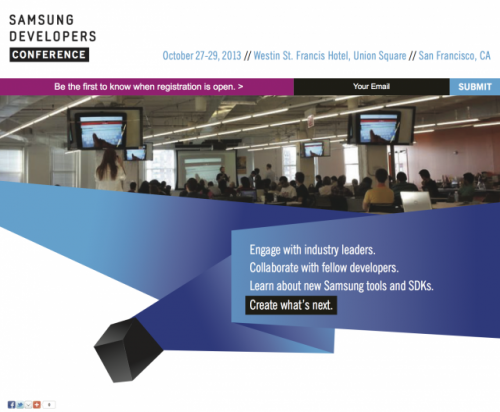 跨平台参与 三星10月首次举办开发者大会_天极
