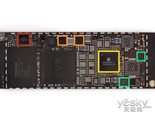 内部工艺依然精巧 苹果iPad mini 2全拆解_天极网 iphone 4 diagram logic board 