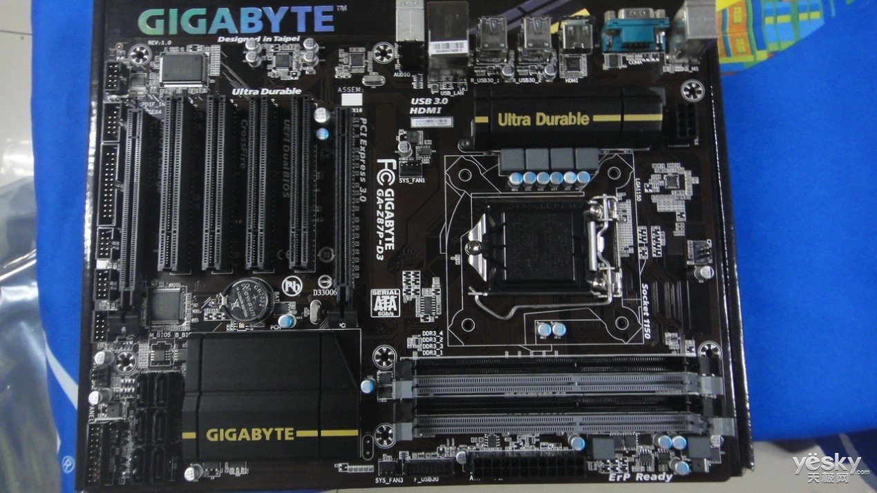 中端性价比王者 技嘉Z87P-D3售价1099元_天极网