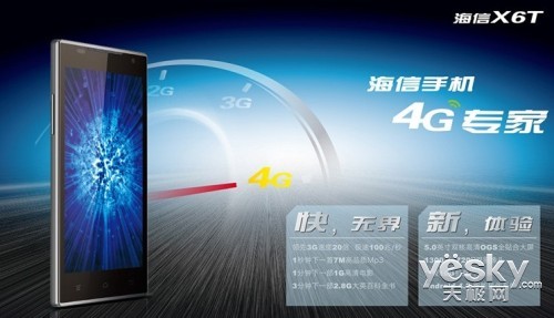 海信X6T 4G手机移动版 超值价只卖两千元