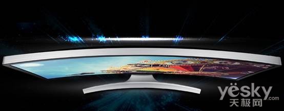 尊享沉浸式体验三星首款曲面显示器登陆天猫