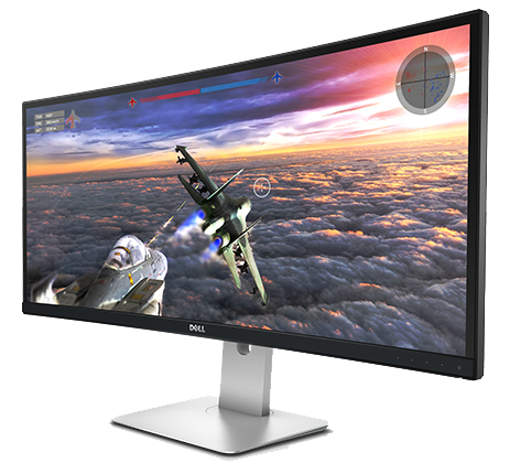 DELL弯了!U3415W曲面屏 显示器新概念