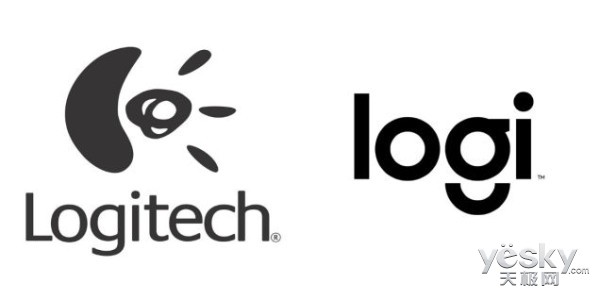 罗技简化品牌名称为LOGI 并修改LOGO样式