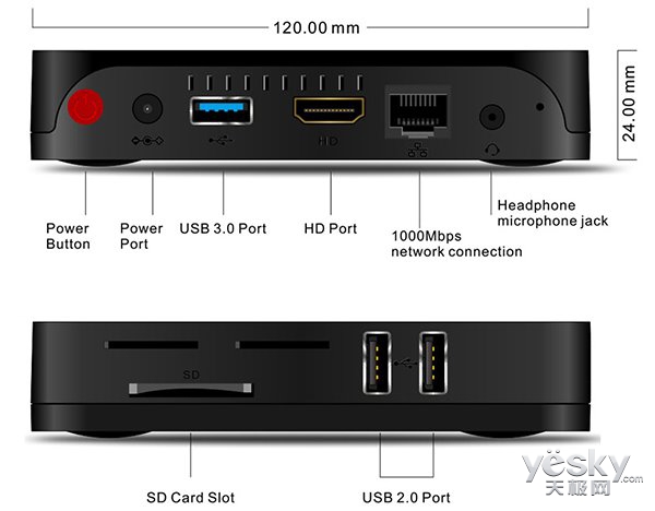 Win10电视盒子Beelink BT3发布 售价129美元