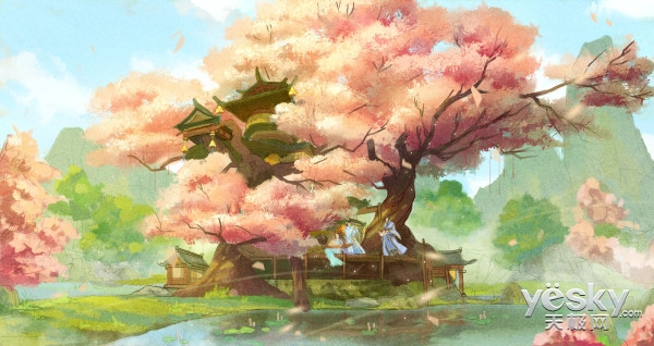 《笑傲江湖OL》春光乍现惊艳绝美壁纸