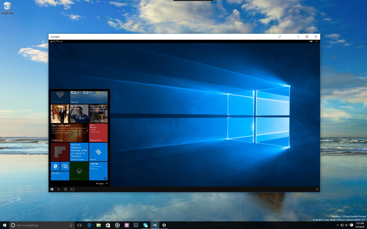 win10桌面 原版,win10原装壁纸 微软win10周年更新桌面预览版14316正式推送