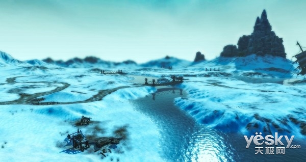 《笑傲江湖OL》雪地新景精美实拍壁纸