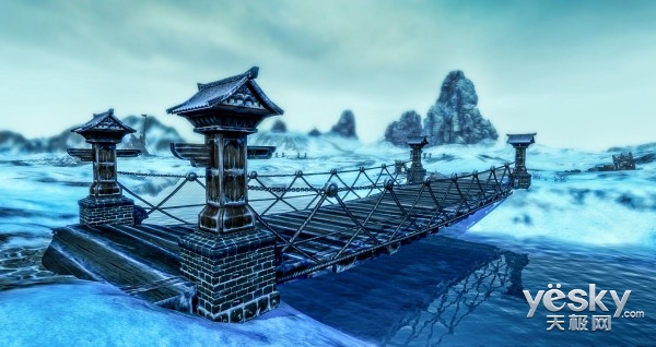 《笑傲江湖OL》雪地新景精美实拍壁纸