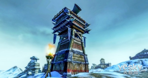 《笑傲江湖OL》雪地新景精美实拍壁纸