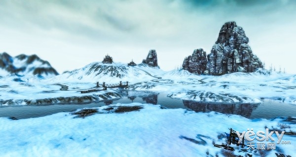 《笑傲江湖OL》雪地新景精美实拍壁纸