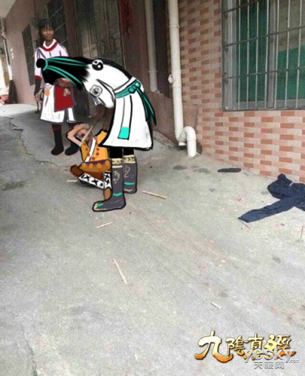笑得我假牙都掉了 玩家自制九阴爆笑表情包