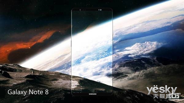 三星note 8概念渲染图曝光:创新力能碾压s8?图片
