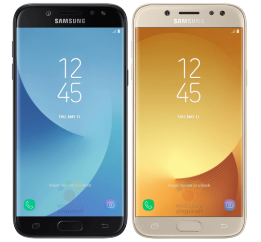 三星galaxy j7(2017)四种配色渲染图曝光