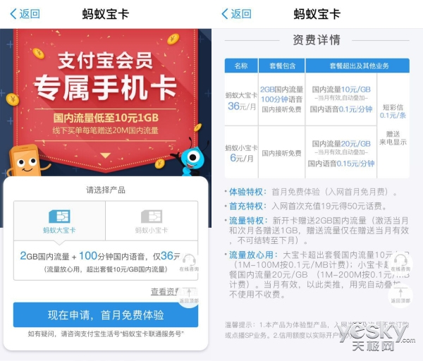 联通老用户福利:蚂蚁宝卡/腾讯王卡免费升级