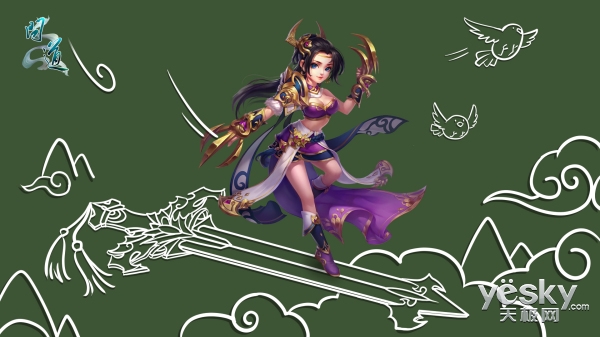 年中PK大服今日开启 海量手绘壁纸豪情放送