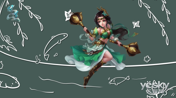 年中PK大服今日开启 海量手绘壁纸豪情放送
