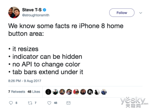 iPhone 8虚拟Home键:尺寸可调节\/可自动隐藏_