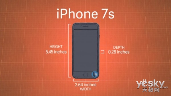 iPhone 7s\/7s Plus三围尺寸曝光:比ip7更大