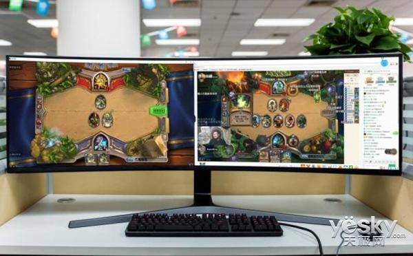 炉石传说双人赛落幕 三星CHG90显示器圈粉