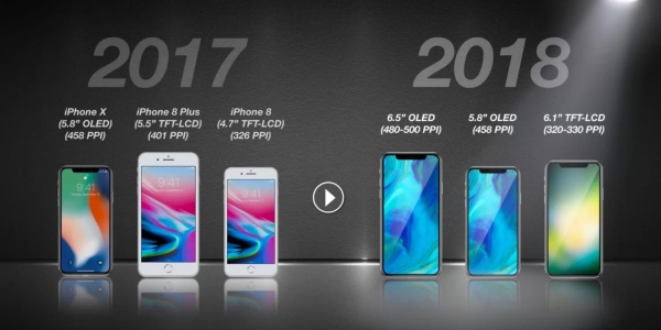 iPhone2018产品线曝光 三星S9设计图泄露
