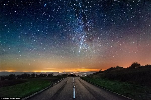 双子座流星雨实拍