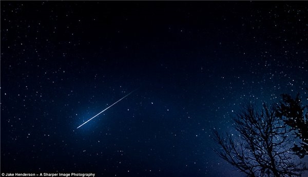 双子座流星雨实拍