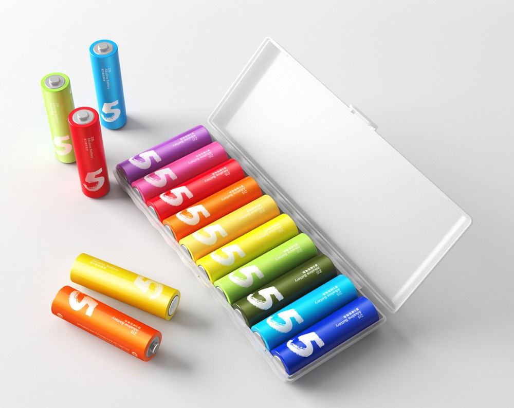 彩虹新品揭开帷幕小米新品为七色5号电池_天极网