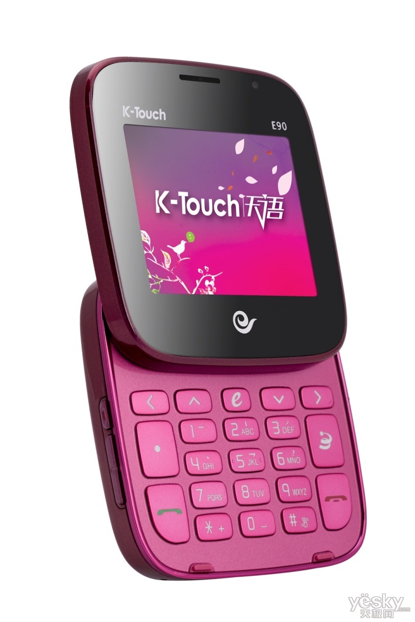 天极网 手机   e90的90度旋转屏幕,简洁大方的logo,和2.