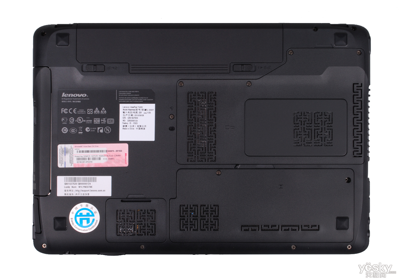 天极网 笔记本 评测 升级nv新独显 ideapad y460n体验评测