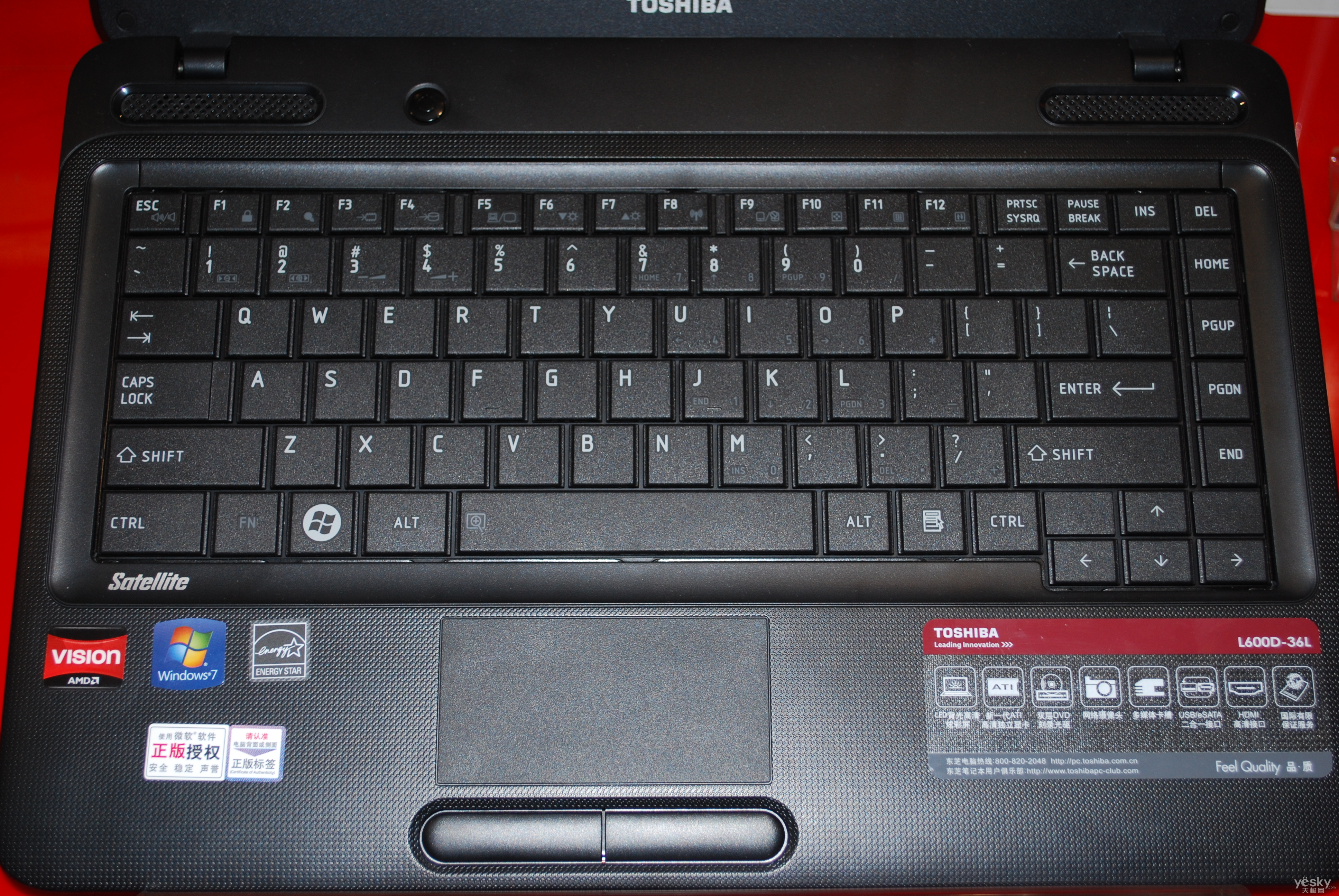 超值amd低价独显本 东芝l600d-36l仅3300元
