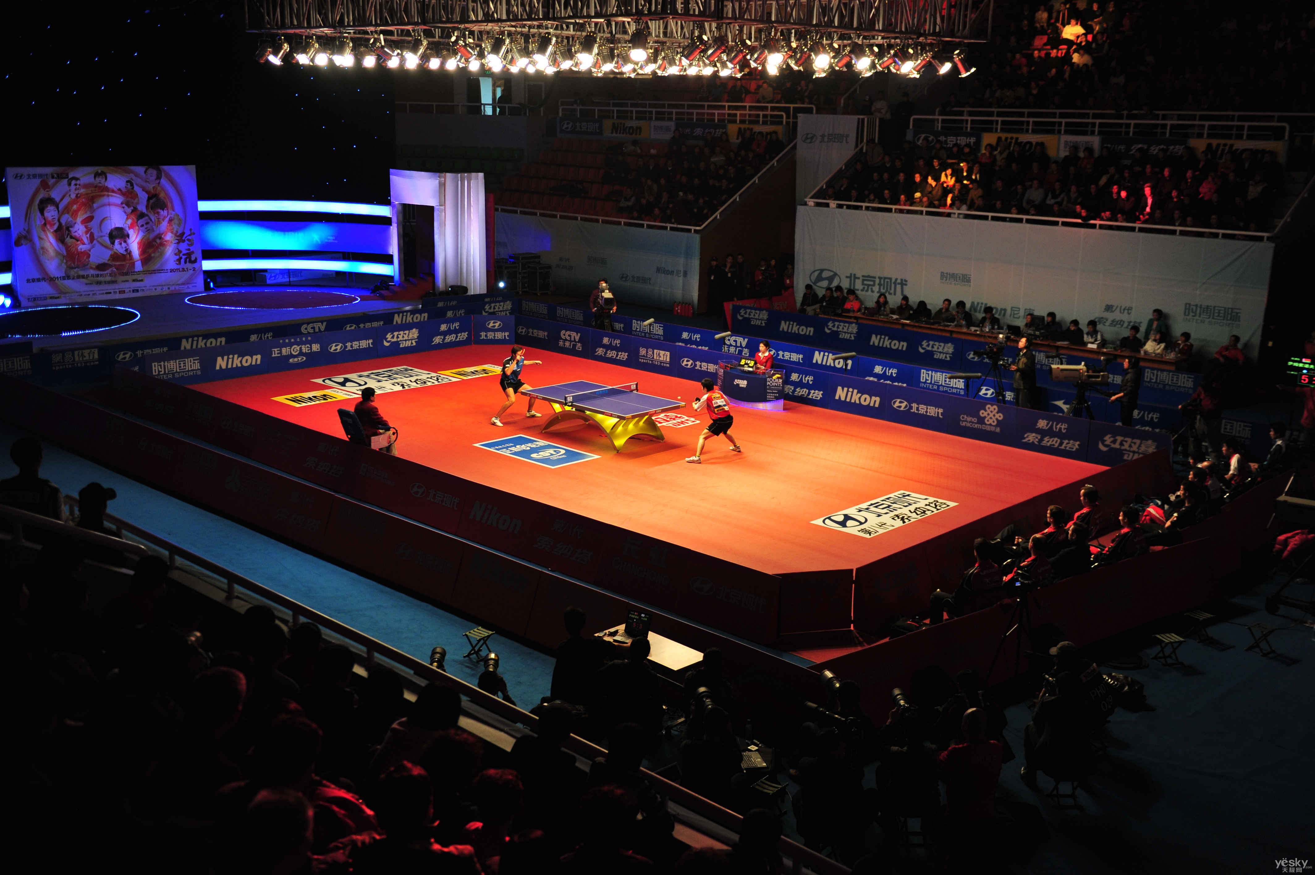 尼康赞助2011年亚欧全明星乒乓球对抗赛