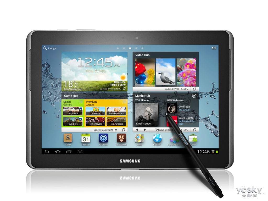 10.1英寸三星galaxy note平板再次接受预购
