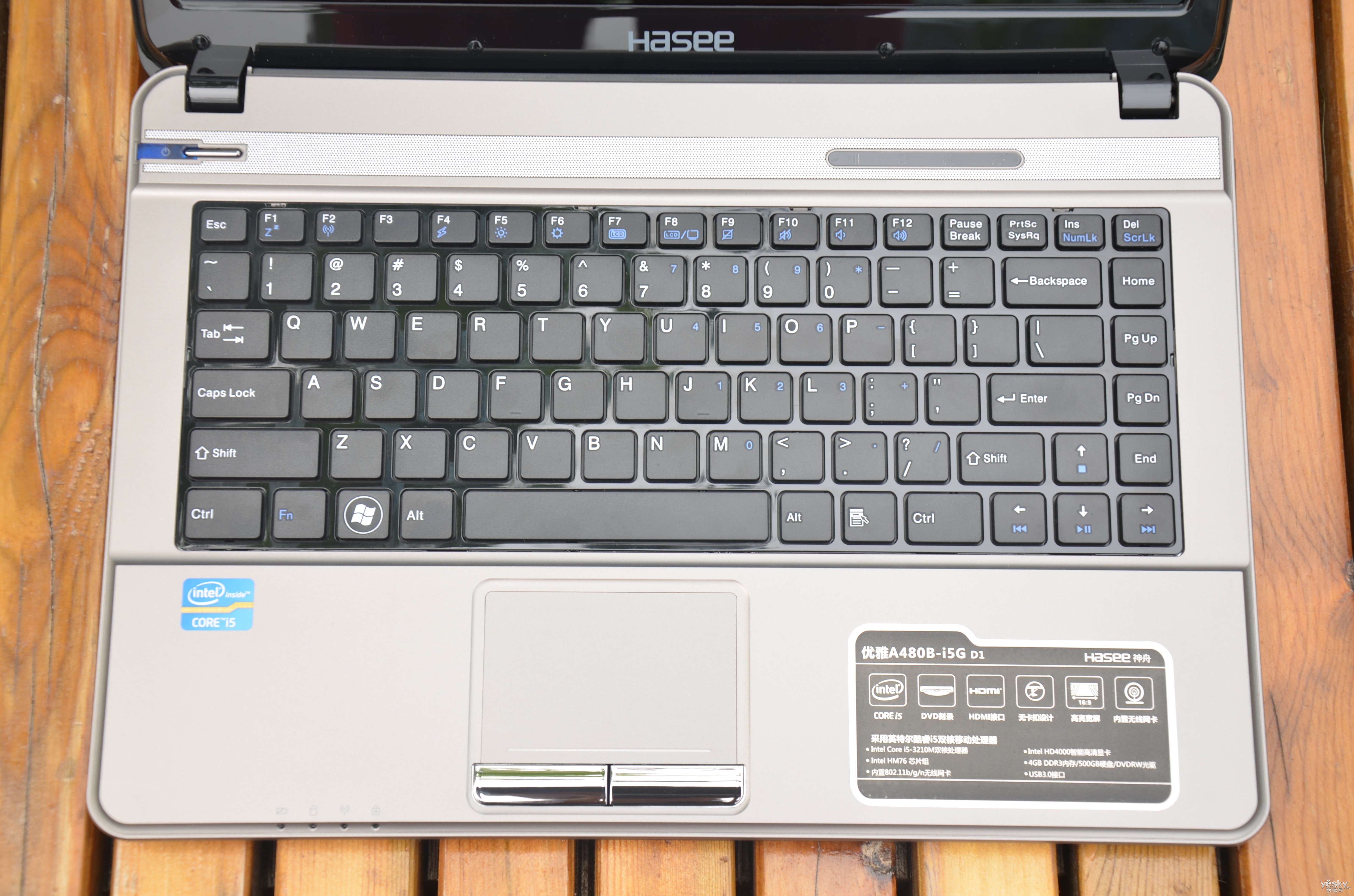 售价最低的ivb 神舟优雅a480b-i5g首发评测