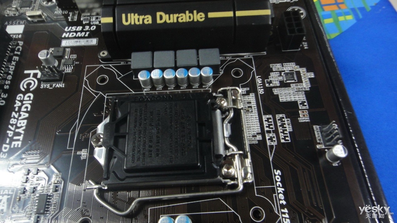 技嘉ga-z87p-d3主板供电模块