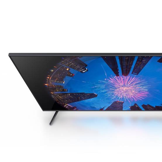 天极网 家电 液晶电视  外观方面,微鲸电视55英寸pro采用超窄航空级铝