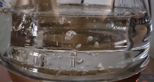 可以看到水底气泡缓慢升起的效果,非常有趣,但动图能体现的效果有限
