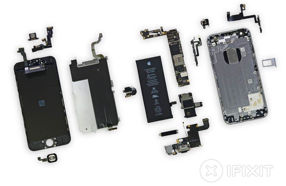 htc發佈會宣傳圖片竟使用ifixit iphone6拆機圖